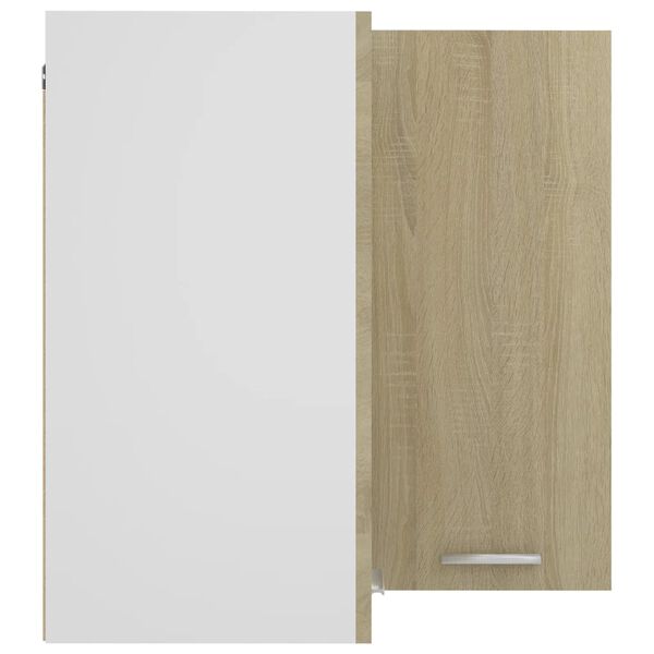 vidaXL Ντουλάπι Γωνία Κρεμαστό Lyon Sonoma Δρυς 57x57x60εκ. από
