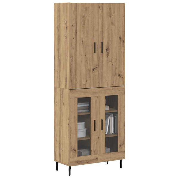 vidaXL Highboard 2 pcs &Pi;&alpha;&lambda;&iota;ό &Xi;ύ&lambda;&omicron; &Sigma;ύ&nu;&theta;&epsilon;&tau;&omicron; &Xi;ύ&lambda;&omicron; &kappa;&alpha;&iota; &Gamma;&upsilon;&alpha;&lambda;ί