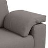 vidaXL Καναπές με μαξιλάρι Taupe 219 x 77 x 82 εκ ύφασμα