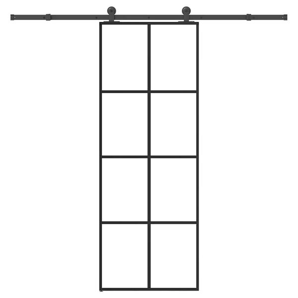 vidaXL &Sigma;&upsilon;&rho;ό&mu;&epsilon;&nu;&eta; &Pi;ό&rho;&tau;&alpha; &mu;&epsilon; &Mu;&eta;&chi;&alpha;&nu;&iota;&sigma;&mu;ό 76x205 &epsilon;&kappa;. &Gamma;&upsilon;&alpha;&lambda;ί ESG & &Alpha;&lambda;&omicron;&upsilon;&mu;ί&nu;&iota;&omicron;