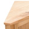 vidaXL Ντουλάπι Γωνιακό 59 x 45 x 80 εκ. από Μασίφ Ξύλο Δρυός