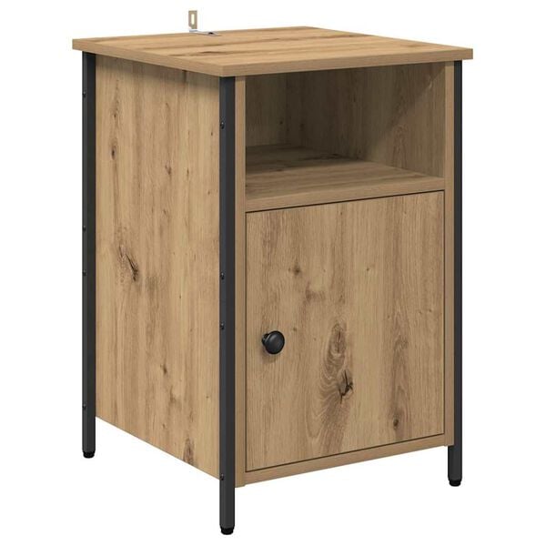 vidaXL Κομοδίνο Artisan Oak 40 x 42 x 60 εκ. Επεξεργασμένο ξύλο