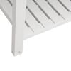 vidaXL Ζαρντινιέρα Κήπου Υπερυψωμένη Λευκή 110x45x79 εκ. Πολυπρ/λένιο