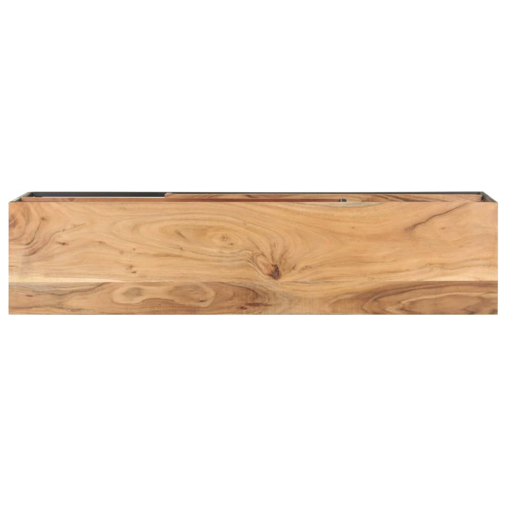 vidaXL Έπιπλο Τηλεόρασης 130 x 30 x 45 εκ. από Μασίφ Ξύλο Ακακίας