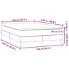 vidaXL &Kappa;&rho;&epsilon;&beta;ά&tau;&iota; Boxspring &mu;&epsilon; &Sigma;&tau;&rho;ώ&mu;&alpha; &Alpha;&nu;&omicron;&iota;&chi;&tau;ό &Gamma;&kappa;&rho;&iota; 140x220 &epsilon;&kappa;. &Beta;&epsilon;&lambda;&omicron;ύ&delta;&iota;&nu;&omicron;