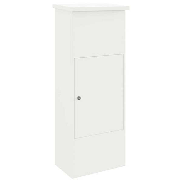 vidaXL Θυρίδα Πακέτων Λευκό 44.5 x 29 x 110.5 εκ Ατσάλι