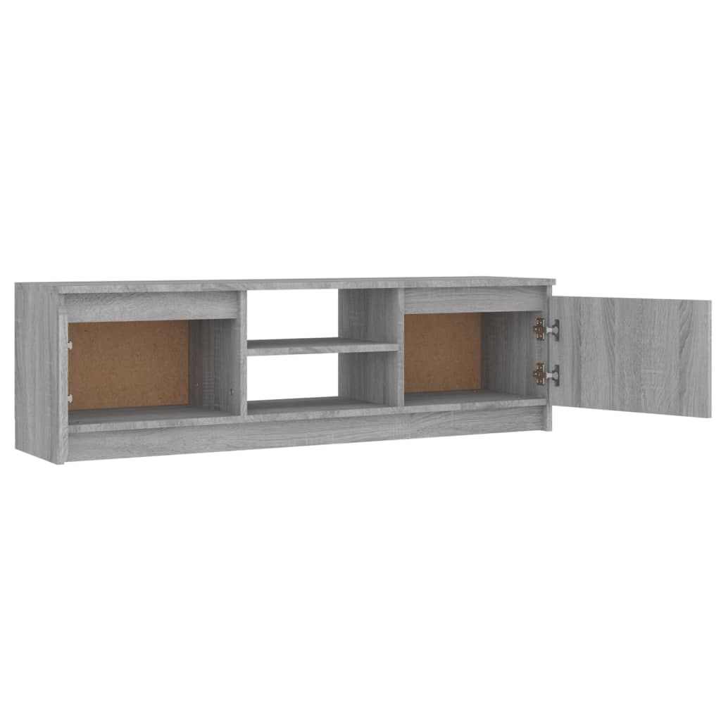 vidaXL Έπιπλο Τηλεόρασης Γκρι Sonoma 120x30x35,5 εκ. από Επεξεργ. Ξύλο