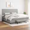 vidaXL &Kappa;&rho;&epsilon;&beta;ά&tau;&iota; Boxspring &mu;&epsilon; &Sigma;&tau;&rho;ώ&mu;&alpha; &Alpha;&nu;&omicron;&iota;&chi;&tau;ό &Gamma;&kappa;&rho;&iota; 200x200 &epsilon;&kappa;. &Upsilon;&phi;&alpha;&sigma;&mu;ά&tau;&iota;&nu;&omicron;