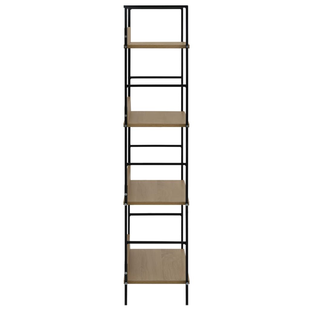 vidaXL Ραφιέρα 4 Επιπέδων Δρυς 60x27,6x124,5 εκ. Επεξεργασμένο Ξύλο