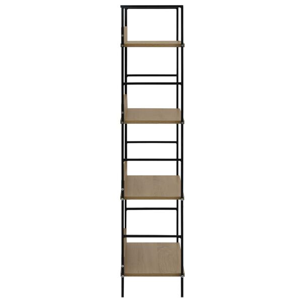 vidaXL Ραφιέρα 4 Επιπέδων Δρυς 60x27,6x124,5 εκ. Επεξεργασμένο Ξύλο