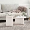 vidaXL Τραπεζάκι σαλονιού 2 pcs Λευκό 49 x 49 x 28 εκ