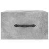 vidaXL Κομοδίνο Επιτοίχιο Γκρι Σκυροδέματος 35 x 35 x 20 εκ.