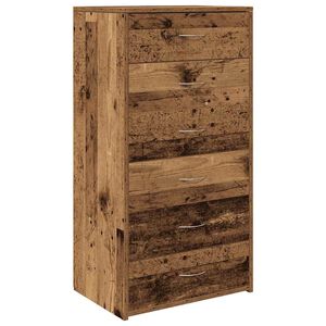 vidaXL Sideboard &mu;&epsilon; 6 &sigma;&upsilon;&rho;&tau;ά&rho;&iota;&alpha; &Pi;&alpha;&lambda;&alpha;&iota;ό &xi;ύ&lambda;&omicron; 50x34x96 cm &Xi;ύ&lambda;&omicron; &mu;&eta;&chi;&alpha;&nu;ή&sigmaf;
