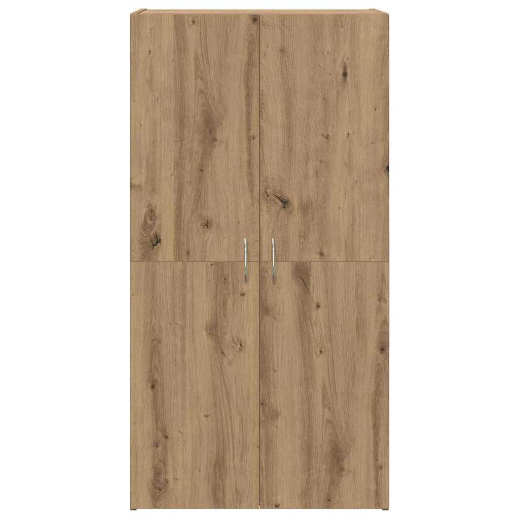 vidaXL Γραφείο Ντουλάπι με ράφι με πόρτα artisan δρυς 60 x 32 x 115 cm