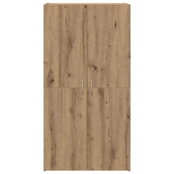 vidaXL Γραφείο Ντουλάπι με ράφι με πόρτα artisan δρυς 60 x 32 x 115 cm