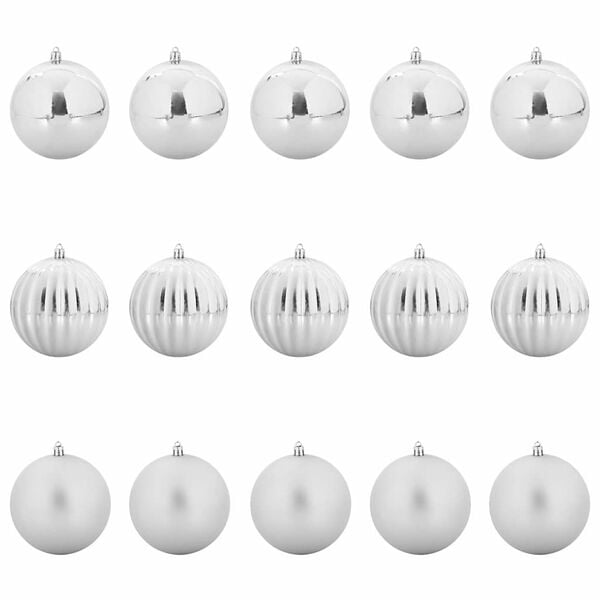 vidaXL &Sigma;&epsilon;&tau; &Chi;&rho;&iota;&sigma;&tau;&omicron;&upsilon;&gamma;&epsilon;&nu;&nu;&iota;ά&tau;&iota;&kappa;&omega;&nu; &Sigma;&tau;&rho;&omicron;&gamma;&gamma;&upsilon;&lambda;ώ&nu; &Mu;&pi;&alpha;&lambda;ί&tau;&sigma;&omega;&nu; 15 pcs &Alpha;&sigma;&eta;&mu;ί