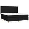 vidaXL &Kappa;&rho;&epsilon;&beta;ά&tau;&iota; Boxspring &mu;&epsilon; &Sigma;&tau;&rho;ώ&mu;&alpha; & LED &Mu;&alpha;ύ&rho;&omicron; 180x200 &epsilon;&kappa;. &Upsilon;&phi;&alpha;&sigma;&mu;ά&tau;&iota;&nu;&omicron;