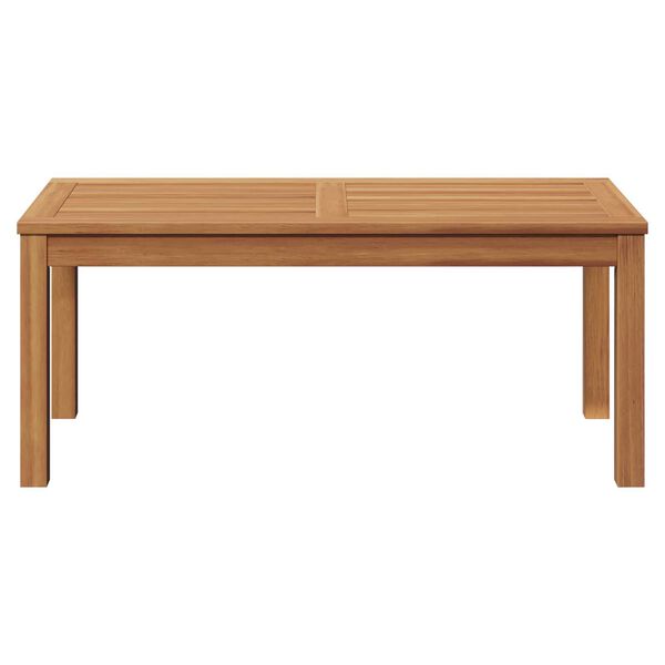 vidaXL Τραπέζι Κήπου Καστανό 95 x 45 x 40 εκ Μασίφ ξύλο teak