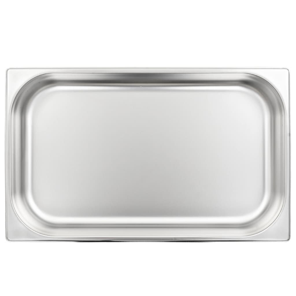 vidaXL Λεκάνες Gastronorm 4 τεμ. GN 1/1 65 χιλ. από Ανοξείδωτο Ατσάλι