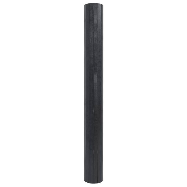 vidaXL Χαλί Ορθογώνιο Γκρι 100 x 400 εκ. Μπαμπού