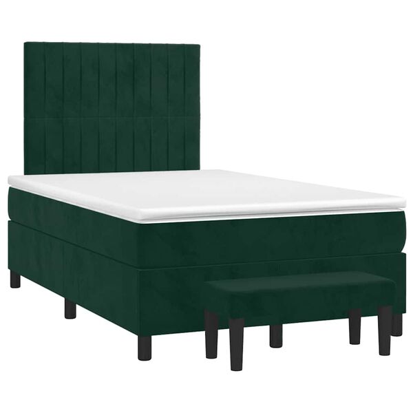 vidaXL &Kappa;&rho;&epsilon;&beta;ά&tau;&iota; Boxspring &mu;&epsilon; &Sigma;&tau;&rho;ώ&mu;&alpha; &Sigma;&kappa;&omicron;ύ&rho;&omicron; &Pi;&rho;ά&sigma;&iota;&nu;&omicron; 120x190&epsilon;&kappa;. &Beta;&epsilon;&lambda;&omicron;ύ&delta;&iota;&nu;&omicron;