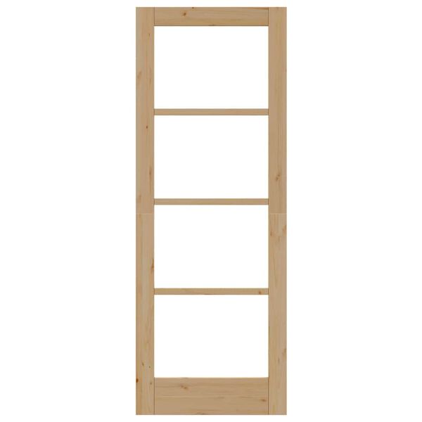 vidaXL Εσωτερική Πόρτα με Γυαλί ORKDAL Καφέ 73.5 x 198.5 εκ.