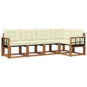 vidaXL &Sigma;&epsilon;&iota;&rho;ά &Kappa;&alpha;&nu;&alpha;&pi;έ &Epsilon;&xi;&omega;&tau;&epsilon;&rho;&iota;&kappa;&omicron;ύ &mu;&epsilon; &mu;&alpha;&xi;&iota;&lambda;ά&rho;&iota; 5 pcs &Phi;&upsilon;&sigma;&iota;&kappa;ό &kappa;&alpha;&iota; &Kappa;&rho;έ&mu;&alpha;