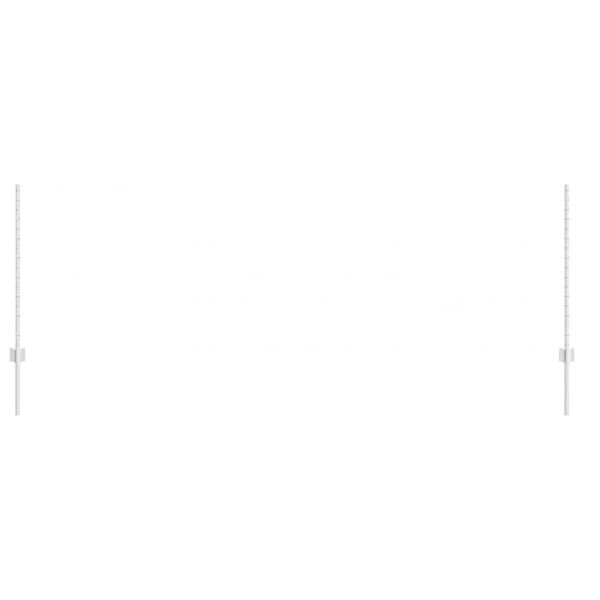 vidaXL Πό posts φράχτη 88 pcs Ασημί 140 cm Ατσάλι