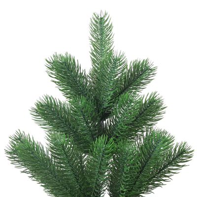 vidaXL Χριστ. Δέντρο Έλατο Nordmann Τεχνητό Προφωτισμένο Πράσινο 210εκ