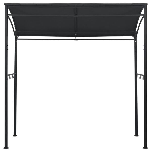 vidaXL Κιόσκι Ψησταριάς Ανθρακί 215 x 150 x 220 εκ. Ατσάλινο