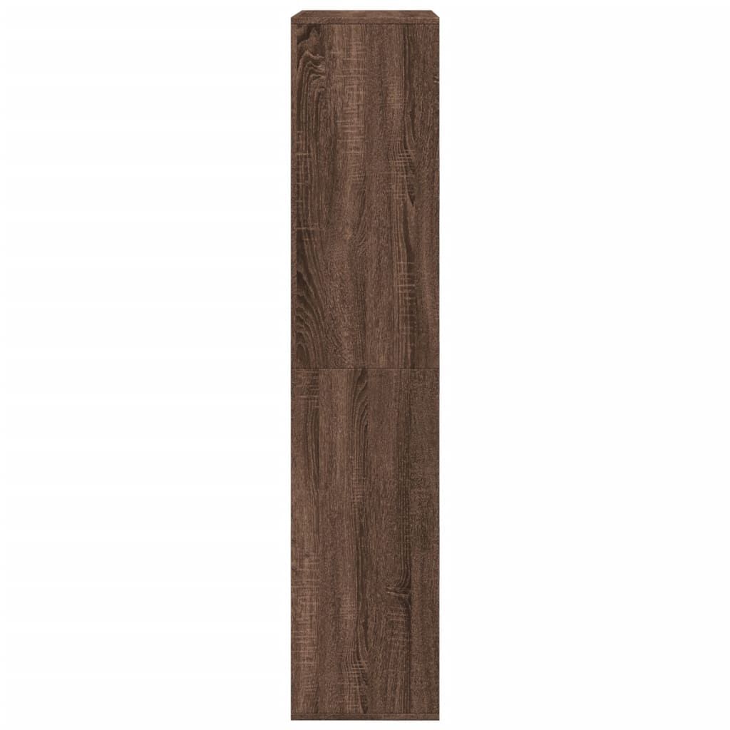 vidaXL Βιβλιοθήκη Καφέ Δρυς 100x33x155,5 εκ. από Επεξεργασμένο Ξύλο