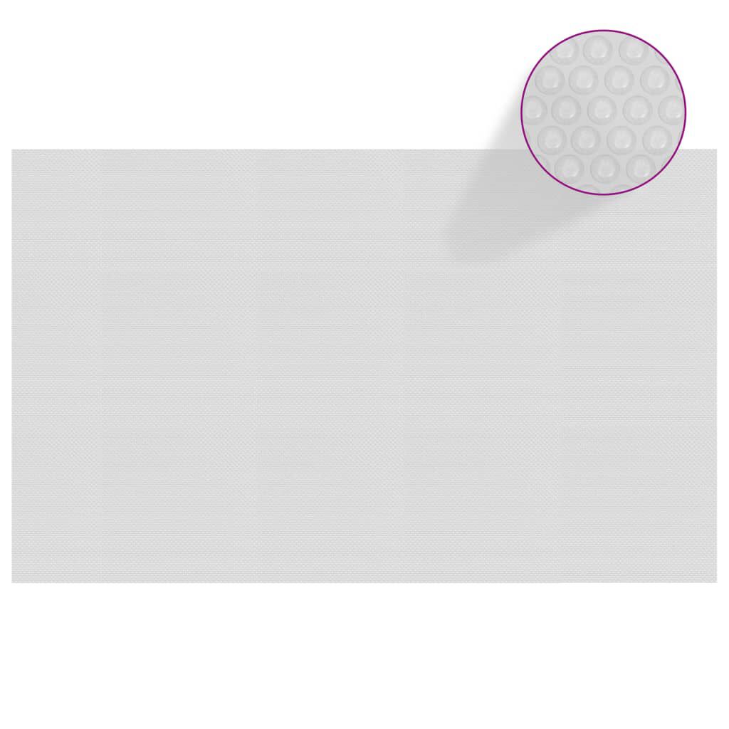 vidaXL Κάλυμμα Πισίνας Ηλιακό Γκρι 260x160 εκ. από Πολυαιθυλένιο