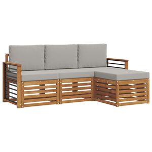 vidaXL &Sigma;&epsilon;&iota;&rho;ά &Kappa;&alpha;&nu;&alpha;&pi;έ &Epsilon;&xi;&omega;&tau;&epsilon;&rho;&iota;&kappa;&omicron;ύ 4 pcs &Phi;&upsilon;&sigma;&iota;&kappa;ό &kappa;&alpha;&iota; &Alpha;&nu;&omicron;&iota;&chi;&tau;ό &Gamma;&kappa;&rho;&iota;