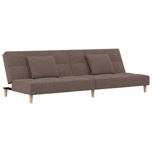 vidaXL &Kappa;&alpha;&nu;&alpha;&pi;έ&sigmaf; &Kappa;&rho;&epsilon;&beta;ά&tau;&iota; &Delta;&iota;&theta;έ&sigma;&iota;&omicron;&sigmaf; Taupe &Upsilon;&phi;&alpha;&sigma;&mu;ά&tau;&iota;&nu;&omicron;&sigmaf; &mu;&epsilon; &Delta;ύ&omicron; &Mu;&alpha;&xi;&iota;&lambda;ά&rho;&iota;&alpha;