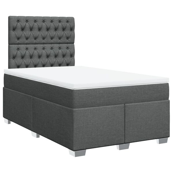 vidaXL &Kappa;&rho;&epsilon;&beta;ά&tau;&iota; Boxspring &mu;&epsilon; &Sigma;&tau;&rho;ώ&mu;&alpha; &Sigma;&kappa;&omicron;ύ&rho;&omicron; &Gamma;&kappa;&rho;&iota; 120x190 &epsilon;&kappa; &Upsilon;&phi;&alpha;&sigma;&mu;ά&tau;&iota;&nu;&omicron;