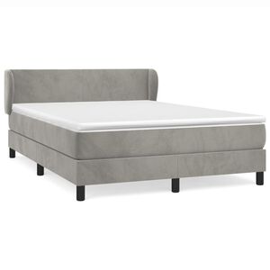 vidaXL &Kappa;&rho;&epsilon;&beta;ά&tau;&iota; Boxspring &mu;&epsilon; &Sigma;&tau;&rho;ώ&mu;&alpha; &Alpha;&nu;&omicron;&iota;&chi;&tau;ό &Gamma;&kappa;&rho;&iota; 140x200 &epsilon;&kappa;. &Beta;&epsilon;&lambda;&omicron;ύ&delta;&iota;&nu;&omicron;
