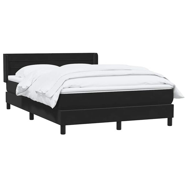 vidaXL &Kappa;&rho;&epsilon;&beta;ά&tau;&iota; Boxspring &mu;&epsilon; &Sigma;&tau;&rho;ώ&mu;&alpha; &Mu;&alpha;ύ&rho;&omicron; 1140x210 &epsilon;&kappa;. &Beta;&epsilon;&lambda;&omicron;ύ&delta;&iota;&nu;&omicron;