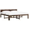 vidaXL &Delta;&iota;&pi;&lambda;ό &Kappa;&rho;&epsilon;&beta;ά&tau;&iota; &mu;&epsilon; &Kappa;&epsilon;&phi;&alpha;&lambda;ά&rho;&iota; ROSTOCK &Sigma;&kappa;&omicron;ύ&rho;&omicron; &Kappa;&alpha;&phi;έ 180 x 200 cm