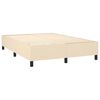 vidaXL &Kappa;&rho;&epsilon;&beta;ά&tau;&iota; Boxspring &mu;&epsilon; &Sigma;&tau;&rho;ώ&mu;&alpha; &Kappa;&rho;&epsilon;&mu; 140x200 &epsilon;&kappa;. &Upsilon;&phi;&alpha;&sigma;&mu;ά&tau;&iota;&nu;&omicron;