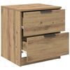 vidaXL &Kappa;&omicron;&mu;&omicron;&delta;ί&nu;&omicron; 2 pcs Artisan Oak 45 x 39 x 50 &epsilon;&kappa;. &Epsilon;&pi;&epsilon;&xi;&epsilon;&rho;&gamma;&alpha;&sigma;&mu;έ&nu;&omicron; &xi;ύ&lambda;&omicron;