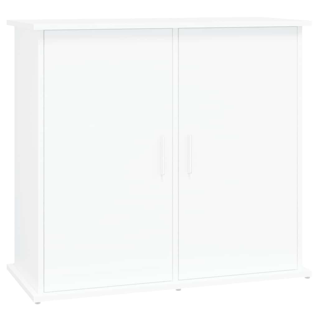 vidaXL Βάση Ενυδρείου Λευκή 81 x 36 x 73 εκ. από Επεξεργασμένο Ξύλο