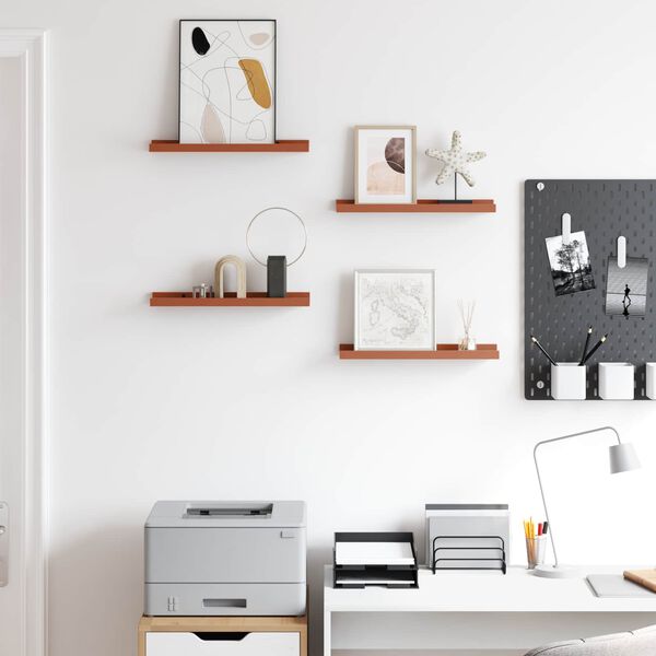 vidaXL &Rho;ά&phi;&iota; &Tau;&omicron;ί&chi;&omicron;&upsilon; 4 pcs &Kappa;ό&kappa;&kappa;&iota;&nu;&omicron; 40 x 9 x 3 cm &Epsilon;&pi;&epsilon;&xi;&epsilon;&rho;&gamma;&alpha;&sigma;&mu;έ&nu;&omicron; &xi;ύ&lambda;&omicron;