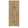 vidaXL Highboard 2 pcs Artisan Oak &Mu;&eta;&chi;&alpha;&nu;&iota;&kappa;ή &xi;&upsilon;&lambda;&epsilon;ί&alpha; &kappa;&alpha;&iota; &gamma;&upsilon;&alpha;&lambda;ί