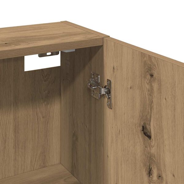 vidaXL Ντουλάπι Μπάνιου Επιτοίχιο Artisan Δρυς 32 x 20 x 67 εκ.