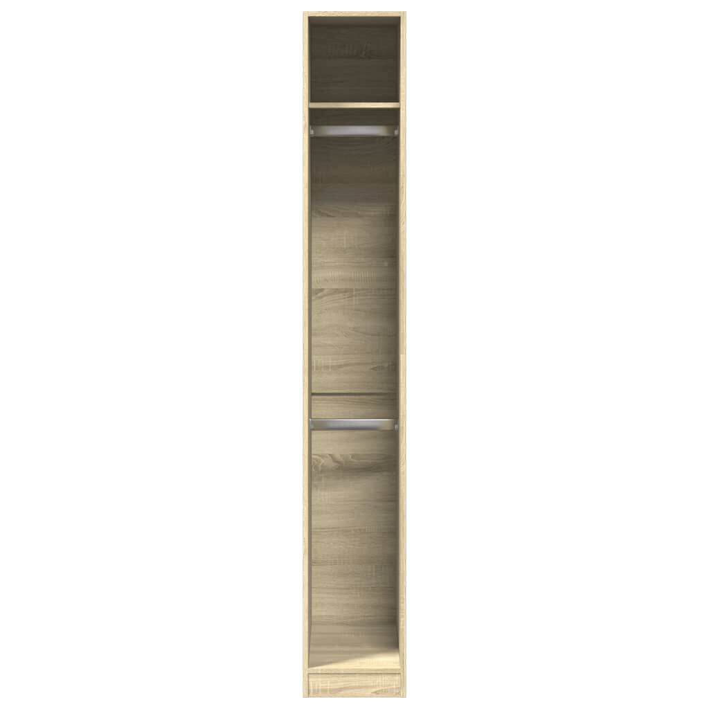 vidaXL Ντουλάπα Sonoma Δρυς 30x50x200 εκ. από Επεξεργασμένο Ξύλο