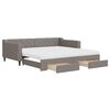 vidaXL &Kappa;&alpha;&nu;&alpha;&pi;έ&sigmaf; &Kappa;&rho;&epsilon;&beta;ά&tau;&iota; &Sigma;&upsilon;&rho;ό&mu;&epsilon;&nu;&omicron;&sigmaf; Taupe 100x200&epsilon;&kappa;. &Upsilon;&phi;&alpha;&sigma;&mu;ά&tau;&iota;&nu;&omicron;&sigmaf; &Sigma;&upsilon;&rho;&tau;ά&rho;&iota;&alpha;