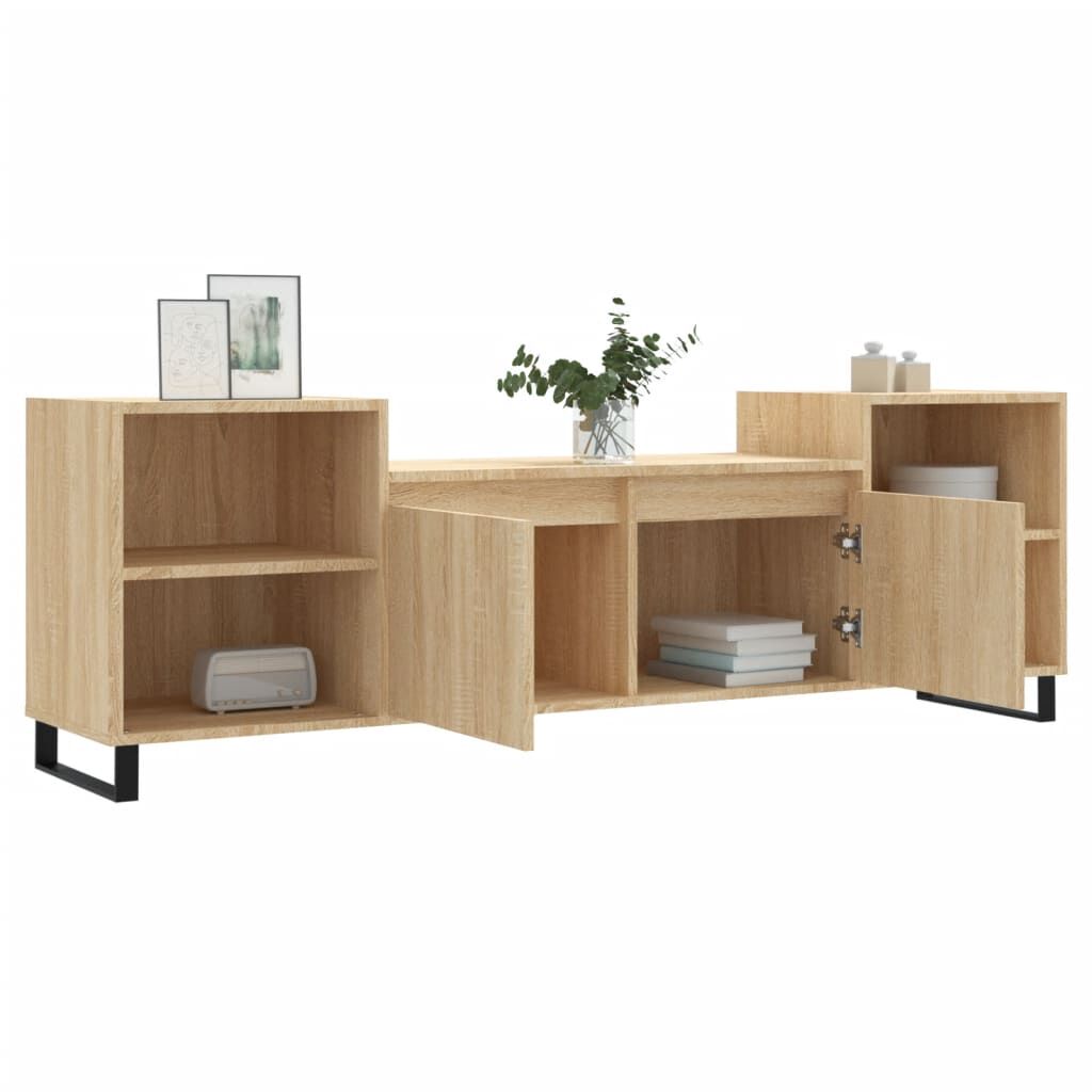 vidaXL Έπιπλο Τηλεόρασης Sonoma Δρυς 160x35x55 εκ. Επεξ. Ξύλο