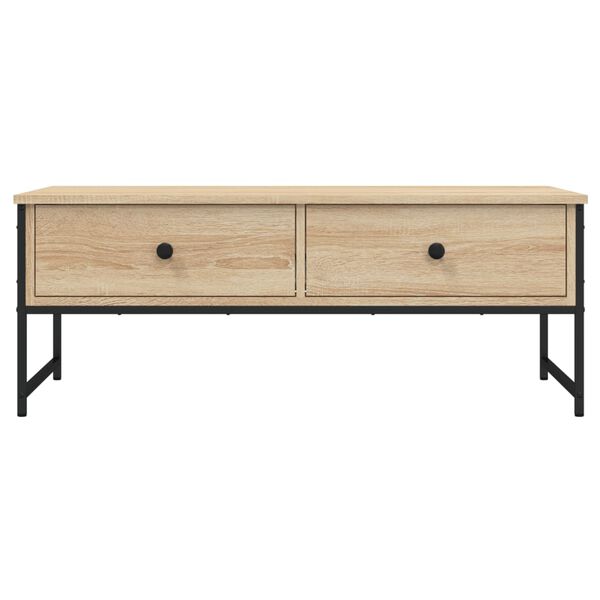 vidaXL Τραπεζάκι Σαλονιού Sonoma Δρυς 101x49x39,5 εκ.