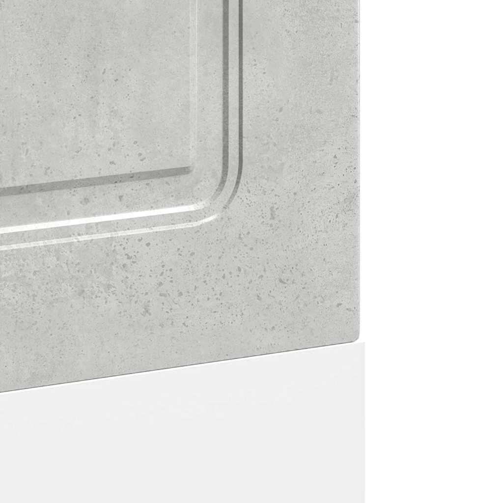 vidaXL Πίνακας πλυντηρίου πιάτων "Kalmar" Concrete Grey 60x1,5x67 cm