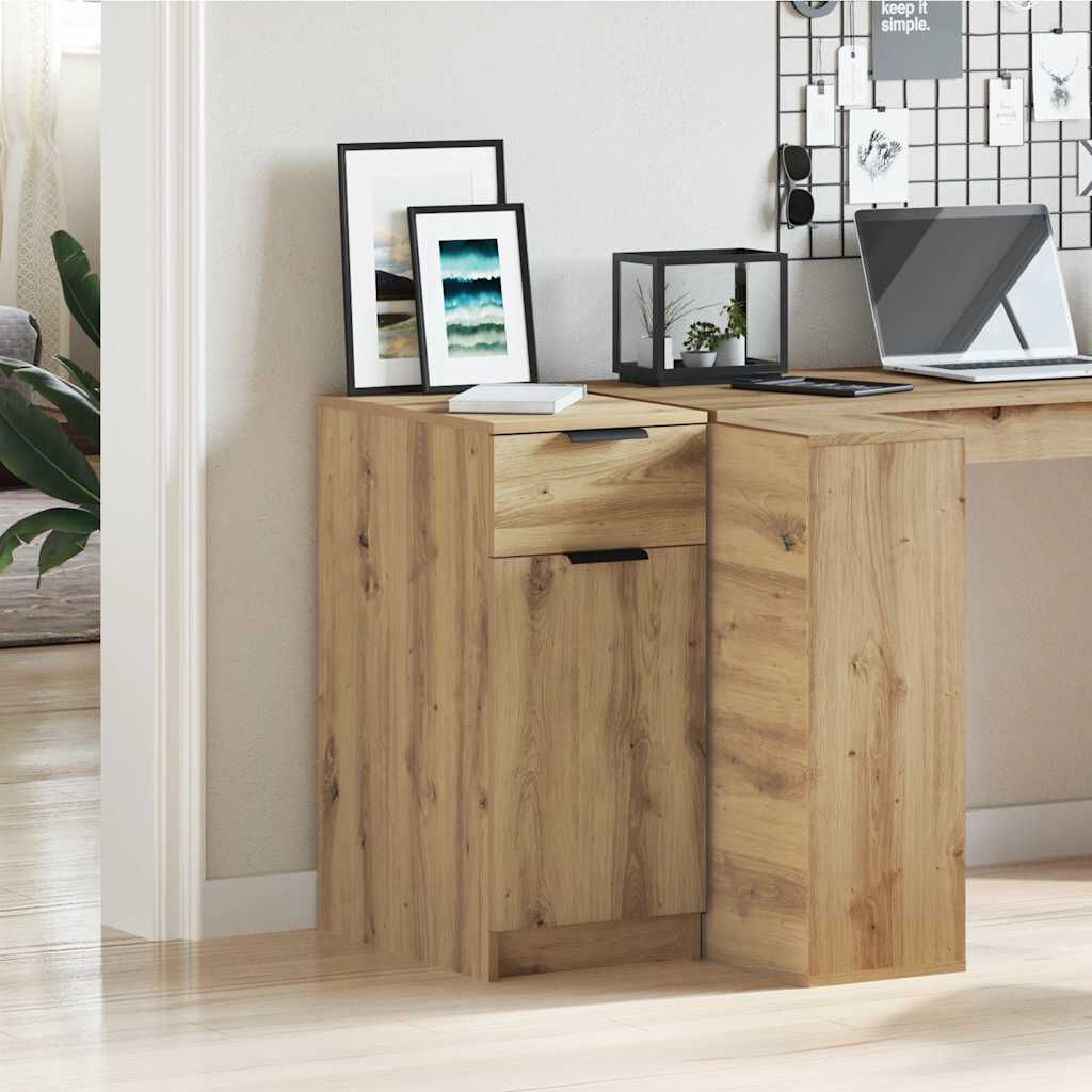 vidaXL Ντουλάπι Γραφείου Artisan Δρυς 33x50x75 εκ. Επεξεργασμένο Ξύλο